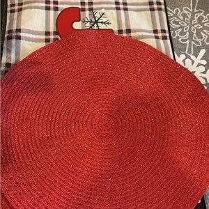 Red Woven Placemat